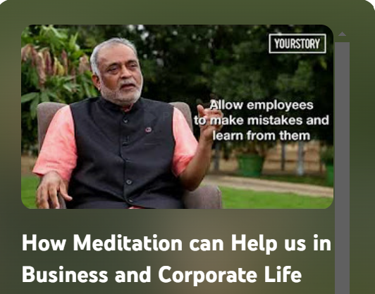 Meditation in Business and Corporate Life